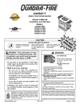 Quadra-Fire GARNET-T GARNET-D-CSB User's Manual