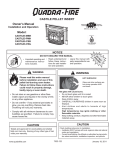 Quadra-Fire Castile Pellet Insert CASTILEI-MBK User's Manual