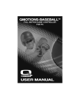 QMotions Baseball game User's Manual