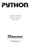 Python 951 User's Manual