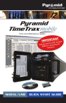 Pyramid Technologies TimeTrax Mobile User's Manual