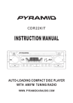 Pyramid Car Audio CDR22KIT User's Manual
