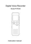 Pyle PVR300 User's Manual