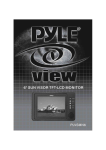 PYLE Audio PLVSMN6 User's Manual