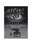 PYLE Audio VIEW PLVW1045R User's Manual