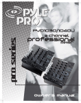 PYLE Audio PYD1040U User's Manual