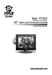 PYLE Audio PTC16LD User's Manual
