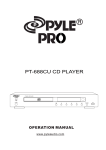 PYLE Audio PT-688CU User's Manual