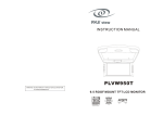 PYLE Audio PLVWR950T User's Manual