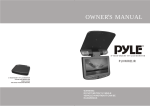 PYLE Audio PLVWR81IR User's Manual