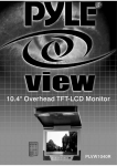 PYLE Audio PLVW1040R User's Manual