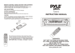 PYLE Audio PLCDCS100 User's Manual