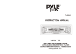 PYLE Audio plcd46 User's Manual
