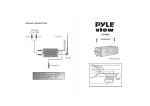 PYLE Audio PLMD8 User's Manual