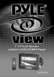 PYLE Audio PLDVD7M User's Manual