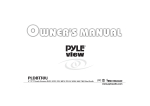 PYLE Audio PLDBT30U User's Manual