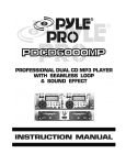 PYLE Audio PDCD6000MP User's Manual