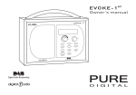 Pure Digital EVOKE 1XT User's Manual