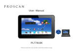 ProScan PLT7810-K User's Manual