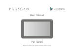 ProScan PLT7223-G User's Manual
