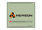 Propellerhead Reason - 2.5 MIDI Implementation Chart