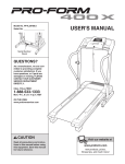 ProForm PFTL39706 User's Manual