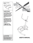 ProForm PFLS19940) User's Manual
