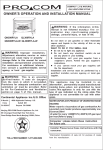 Procom QL300RYLA User's Manual