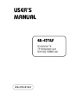 Pro-Tech EB-471LF M1 User's Manual