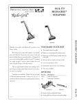 Prince Castle Redi-Grill Scapers 161 User's Manual