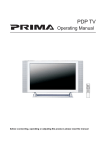 Primate Systems PDP TV User's Manual