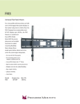 Premier Mounts FM3 User's Manual