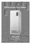 Powerware Uninterruptible Power Supply SOLA 4000 User's Manual