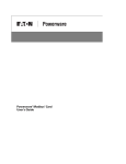 Powerware FCC 15 User's Manual