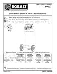 Powermate VLK1582609 Parts list