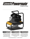 Powermate PW0881900 User's Manual