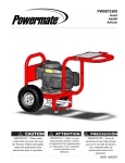 Powermate PW0872300 User's Manual
