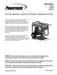 Powermate PMC525501 User's Manual