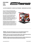 Powermate PMC435000 User's Manual
