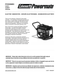Powermate PC0435003 User's Manual