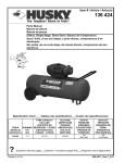 Powermate HPA1581909.01 Parts list