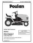 Poulan PO17542LT Parts Manual