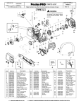 Poulan P4018 Parts Manual