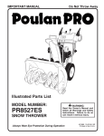 Poulan Pro PR8527ES User's Manual