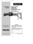 Porter-Cable TIGERCLAW 740 User's Manual