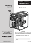 Porter-Cable T550 User's Manual