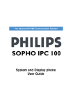 Porter-Cable SOPHO IPC 100 User's Manual