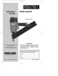 Porter-Cable DA250A User's Manual