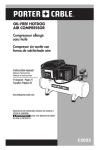 Porter-Cable C2025 User's Manual
