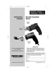 Porter-Cable 6602 User's Manual